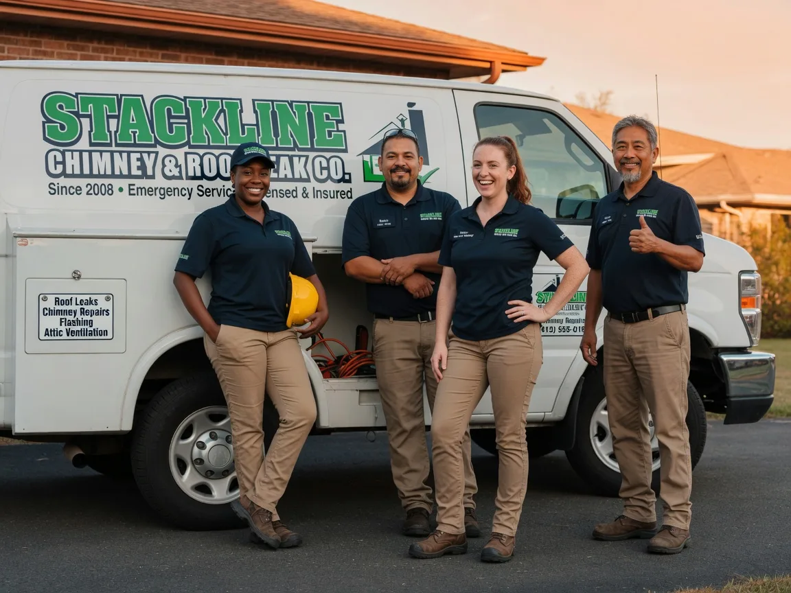 Chimney flashing repair company in Levering, MI